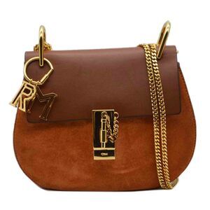 Chloe Drew bag brown suede leather